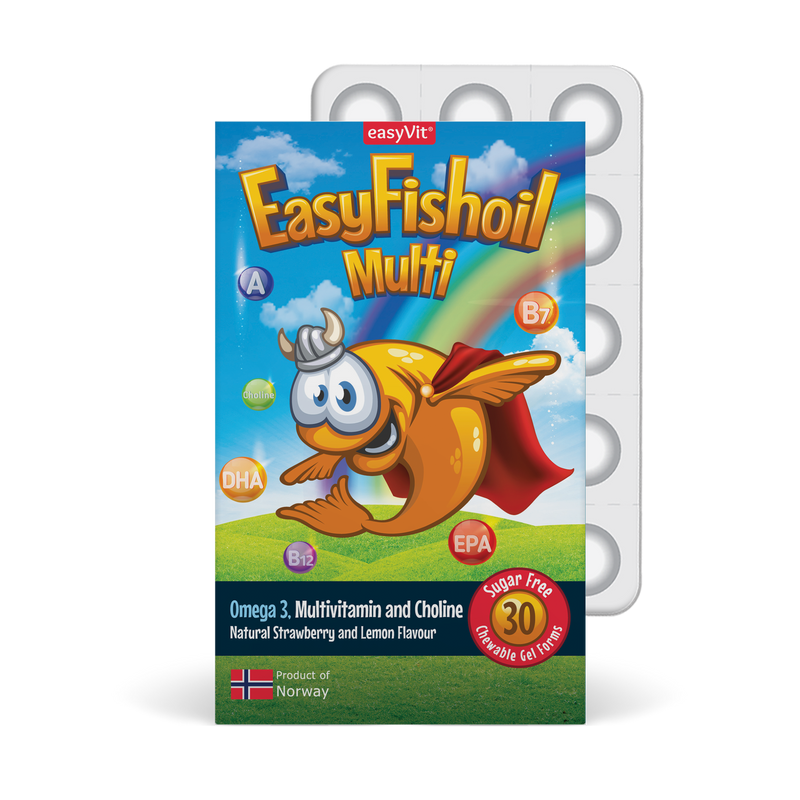 Fish Oil Omega 3 Dietary Supplement for Children - EasyFishoil Multi