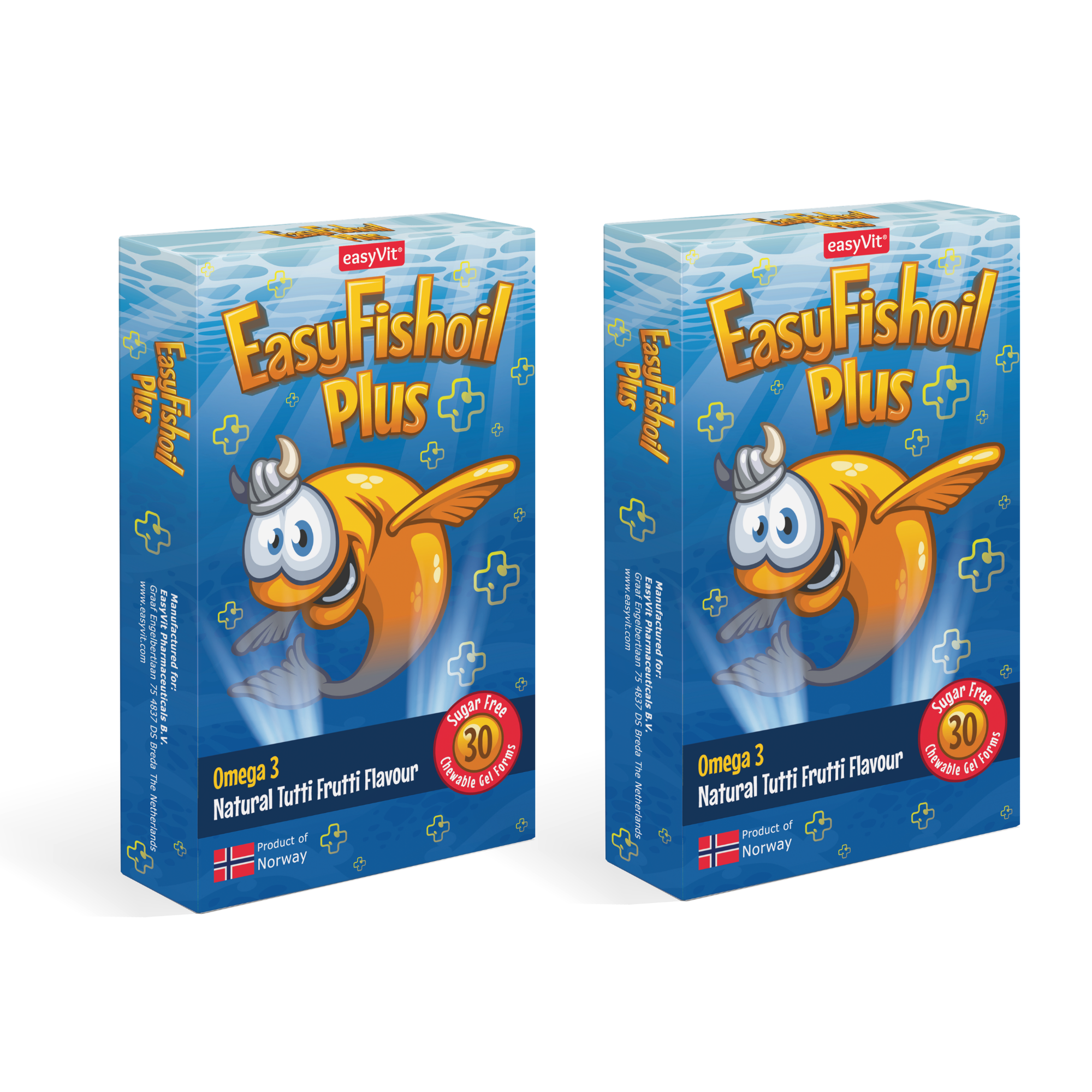 Omega 3 Fish Oil Supplements For Kids - EasyFishoil Plus 2 Pieces