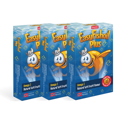 Omega 3 Fish Oil Supplements For Kids - EasyFishoil Plus 3 Pieces