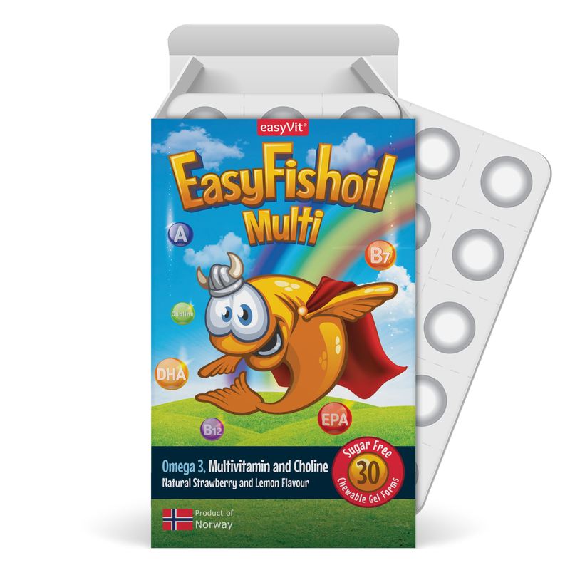 Fish Oil Omega 3 Dietary Supplement for Children - EasyFishoil Multi