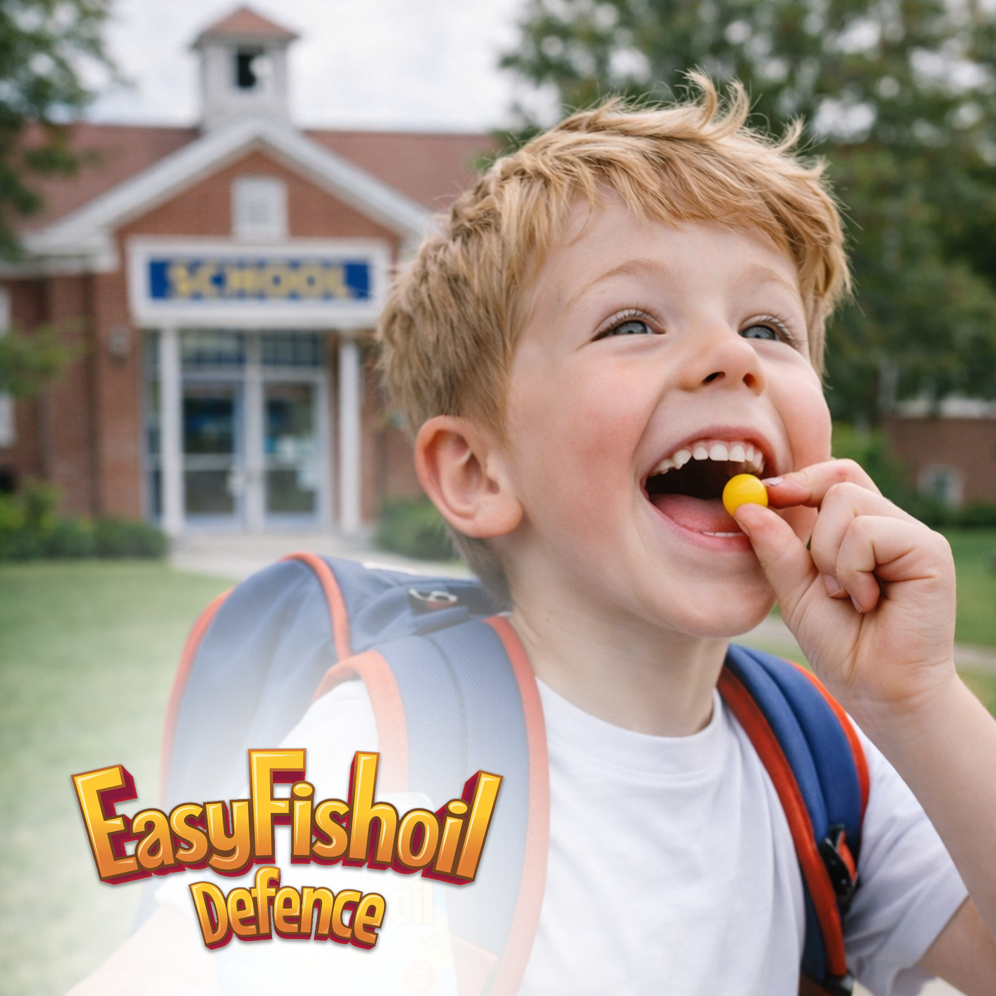 Omega 3 + Beta Glucan, Vitamins A, C, D For Children EasyFishoil Defence