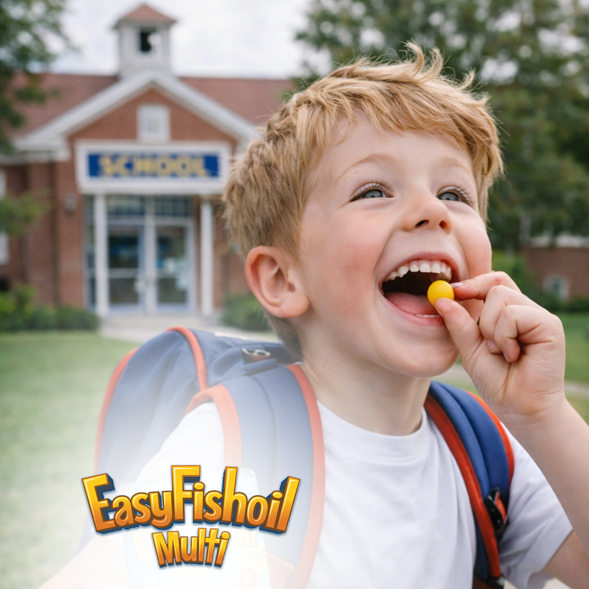 Fish Oil Omega 3 Dietary Supplement for Children - EasyFishoil Multi